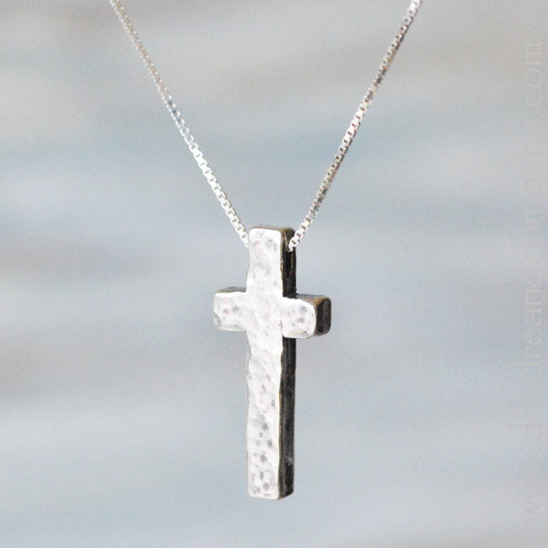 Christian Jewelry Company I Believe Silver Cross Necklace