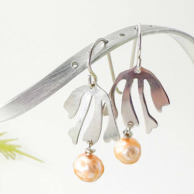 Matisse Trois Leaf Earrings in Sterling Silver