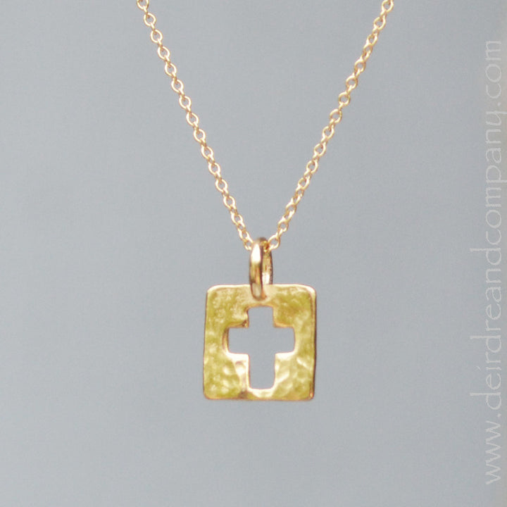 Be Amazed by Grace Gold Cross Necklace