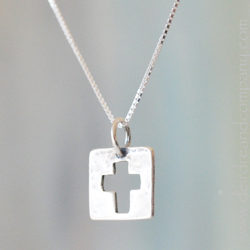 Tumble of Hearts Necklace in Sterling Silver or Gold