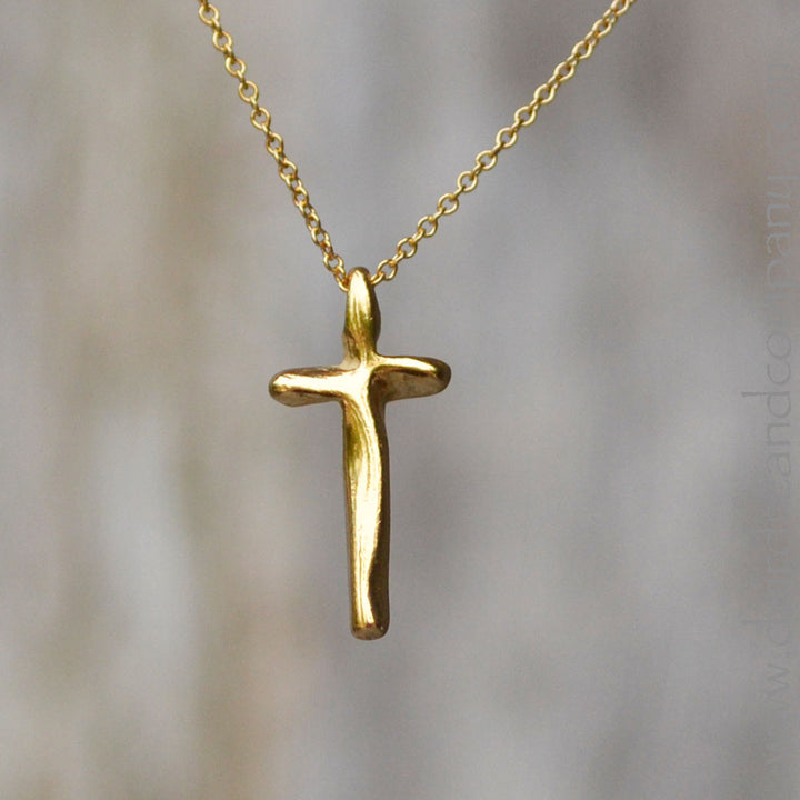 Gold Cross Necklace - Complete in Christ