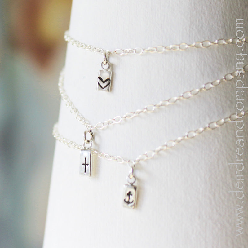 Itty Bitty Bracelets with Dangly Charms
