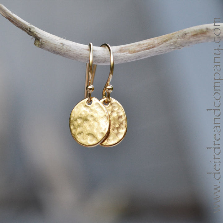 Live Simply Earrings in Gold
