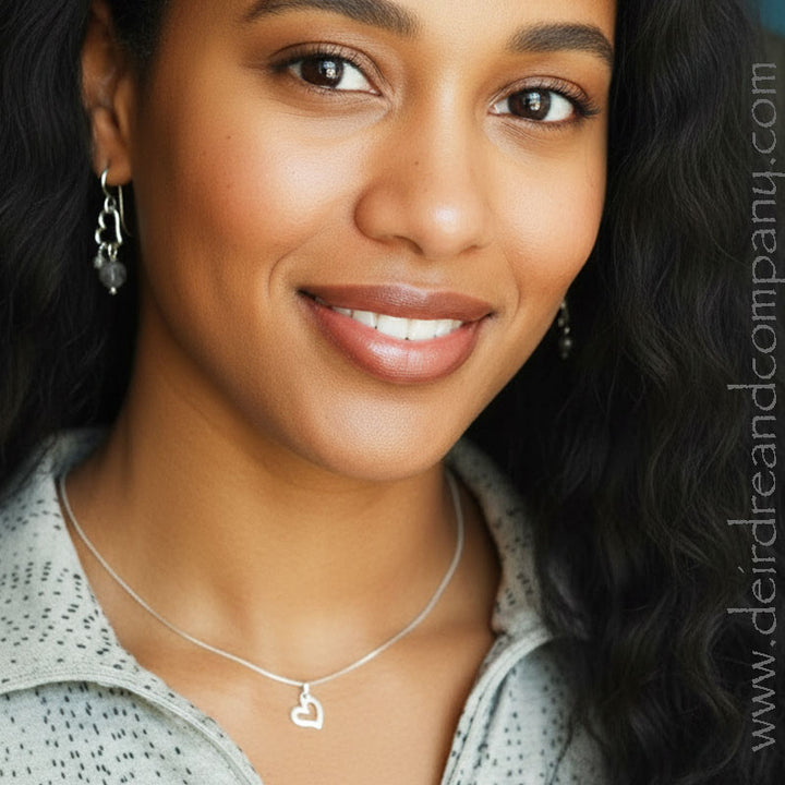 Love Always Heart Necklace in Silver
