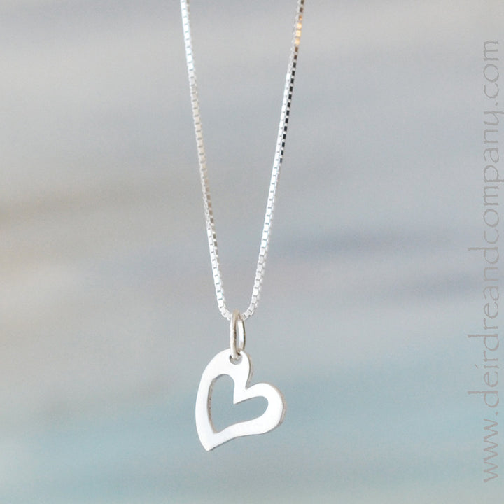 Love Always Heart Necklace in Silver