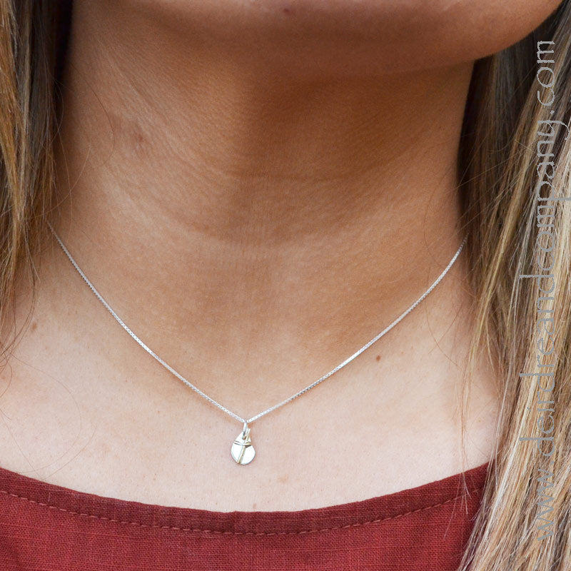 Tiny Water of Life Cross Necklace