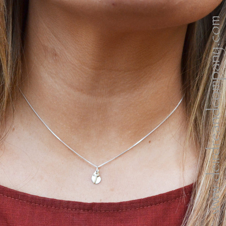 Tiny Water of Life Cross Necklace