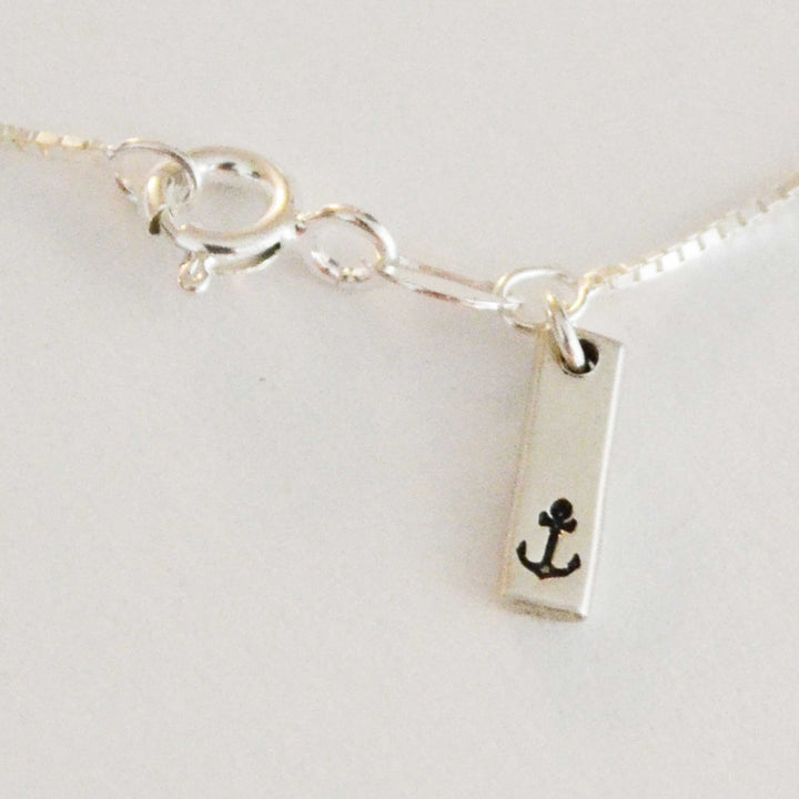 We've Got Your Back Charm in Sterling