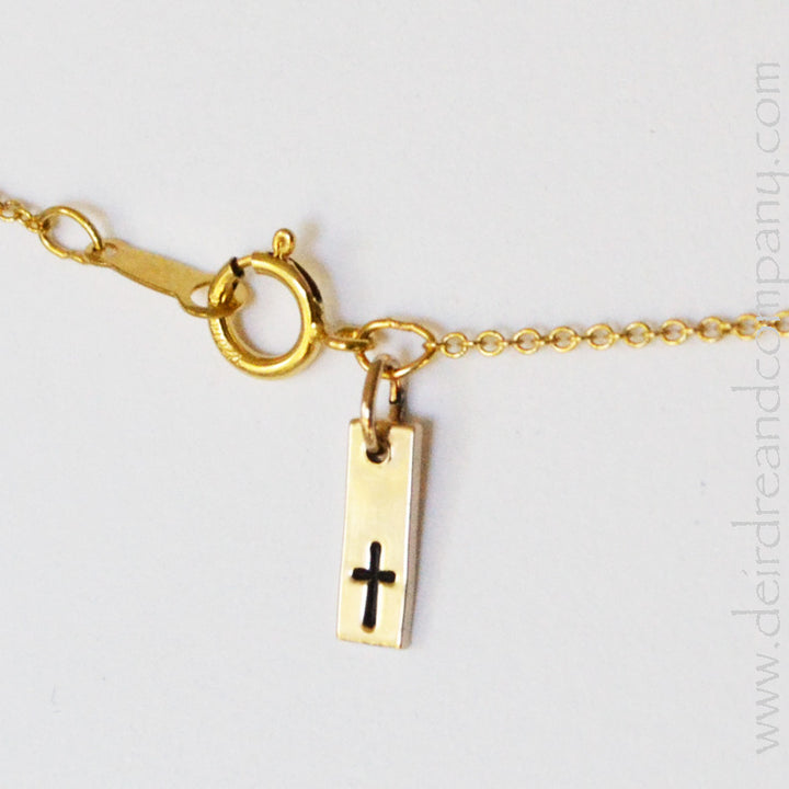 We've Got Your Back Charm in Gold