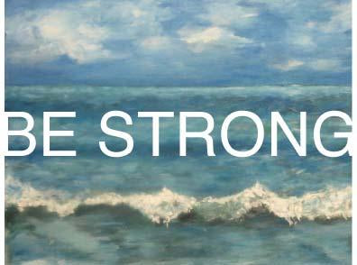BE STRONG Greeting Card