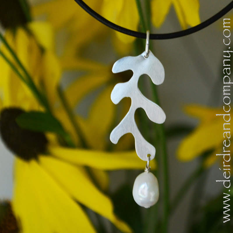 Tumble of Hearts Necklace in Sterling Silver or Gold