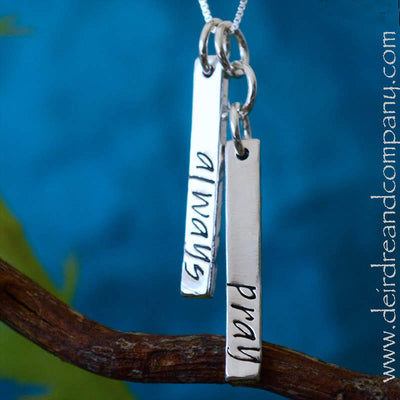 Favorite Things Blessing Bar Necklace ~ Double Your Blessings with Two Bars