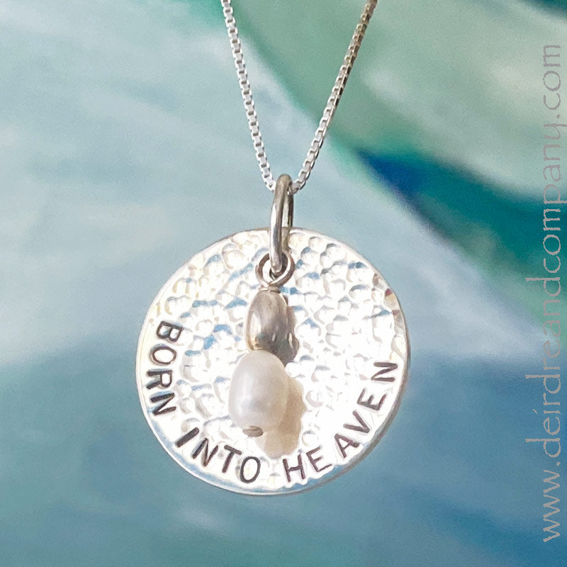 Born into Heaven Necklace in Sterling