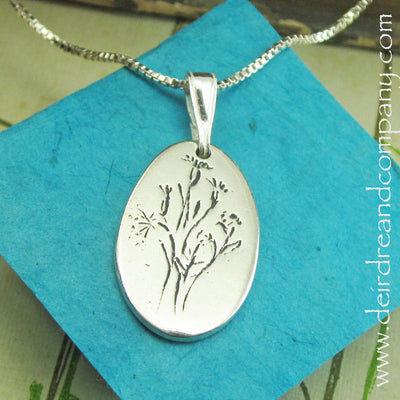 Bouquet-of -Wildflowers-Necklace-in-sterling
