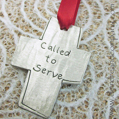 called-to-serve-ornament-bookmark-in-pewter