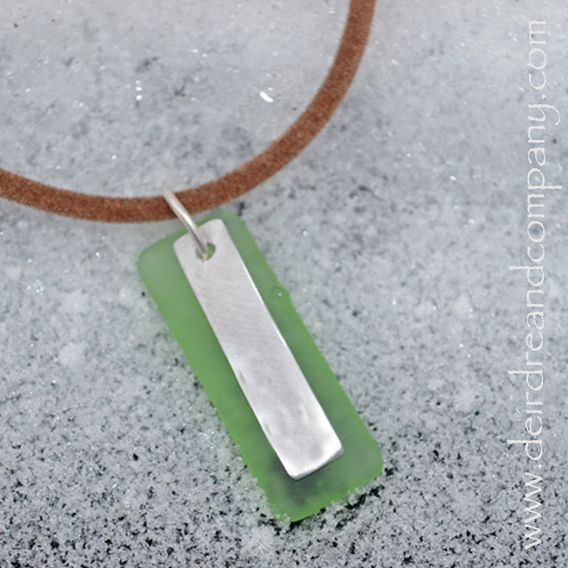 custom-green-sea-glass-necklace