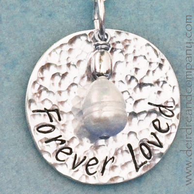 Customizable Loved Necklace in Silver