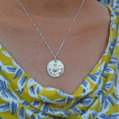 Forever Loved Necklace in Silver