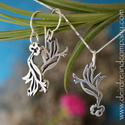 hummingbird-necklace-and-earrings-sterling