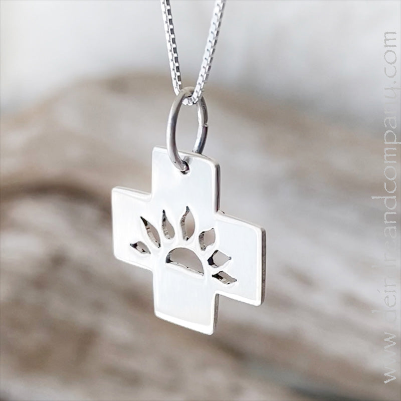 Tumble of Hearts Necklace in Sterling Silver or Gold