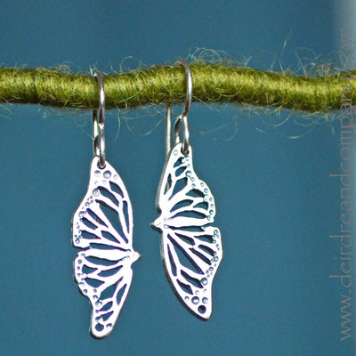 Monarch Earrings in Sterling Silver