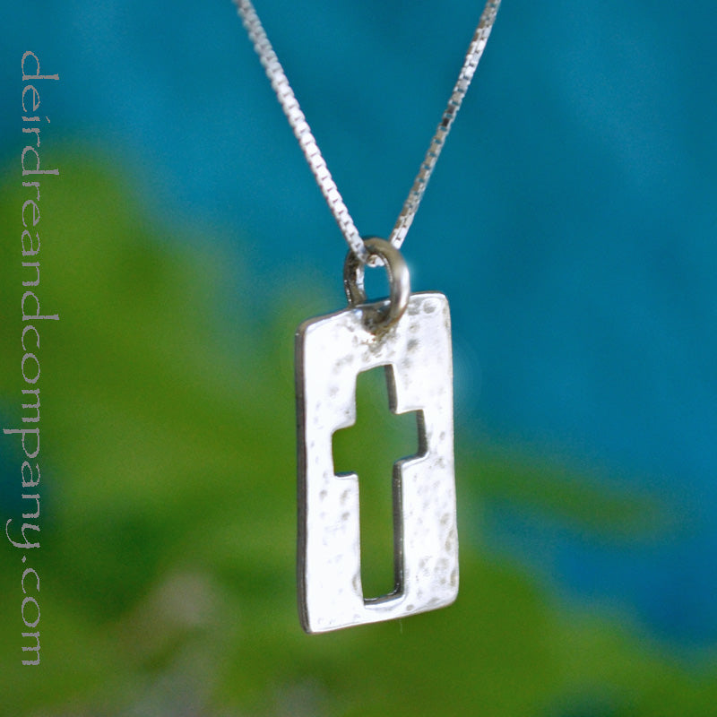 Cross-Cut-Out-Necklace-in-Sterling-Silver-Narrow-Road 