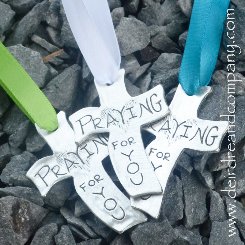 praying-for-you-cross-ornament-bookmark-in-pewter